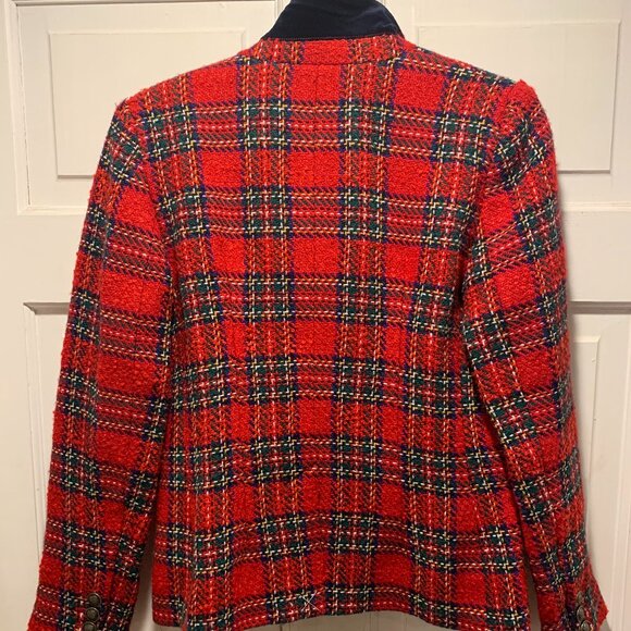 Talbots~ NWT!!~ Holiday Plaid Blazer - Picture 12 of 16